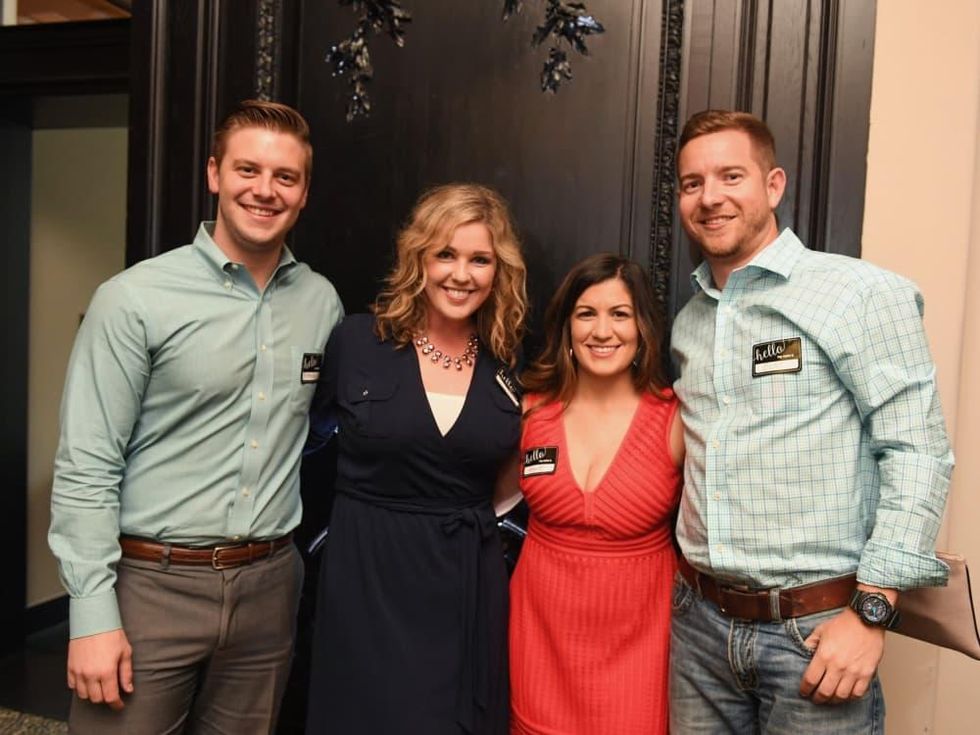 Mason Mcentire, Hillary Graham, Ashley Costales at YHHCC Fall Mixer