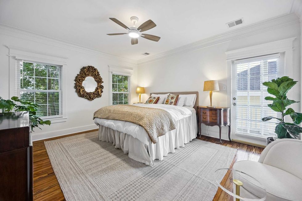 Master bedroom of 216 E. 26th St. in the Heights