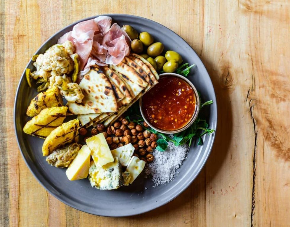 Mastranto's brunch global cheeseboard