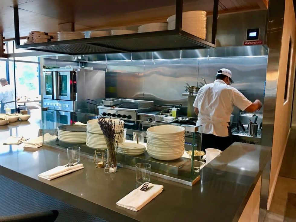 Mastrantos open kitchen