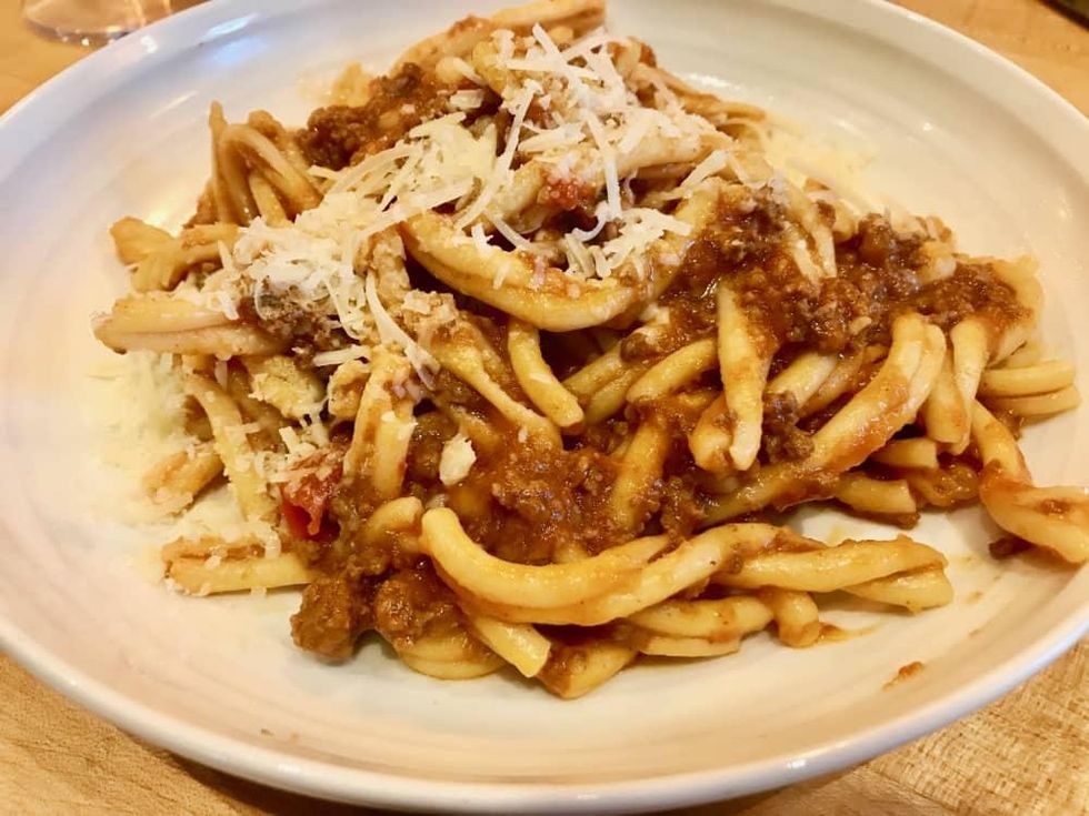 Mastrantos pasta bolognese