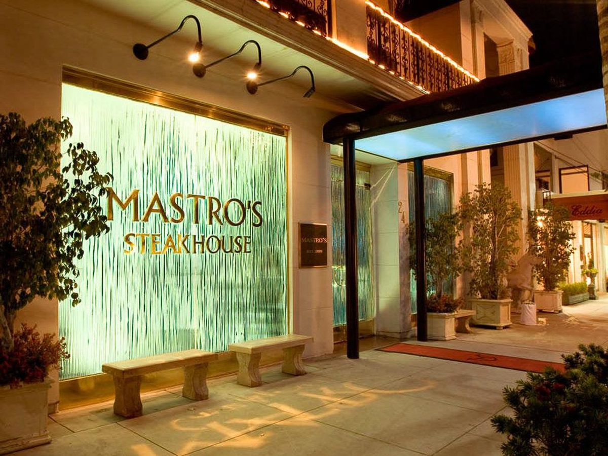 (Pictured Mastro's Steakhouse in Beverly Hills) CultureMap Houston