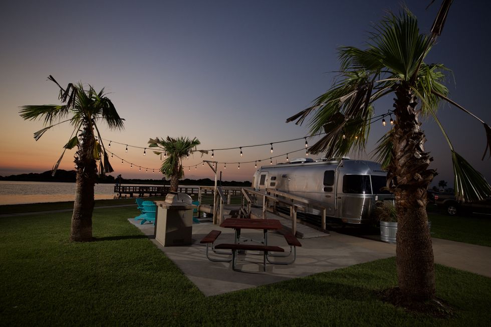 Matagorda Bay Nature Park, LCRA Parks, Airstream camper