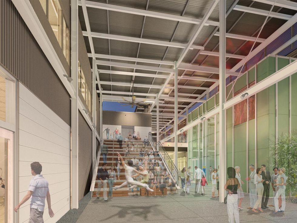 MATCH building rendering covered breezeway