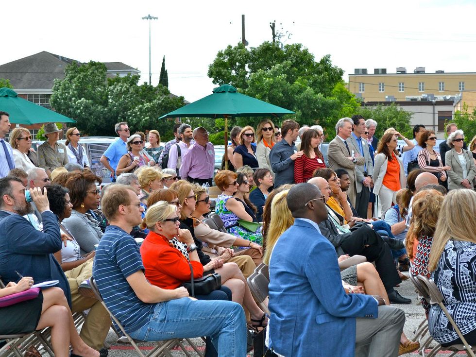 MATCH groundbreaking May 2014 crowd