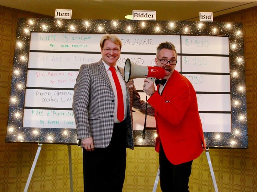 Matt Burrus and Michael Pearce at Recipe for Success Gala