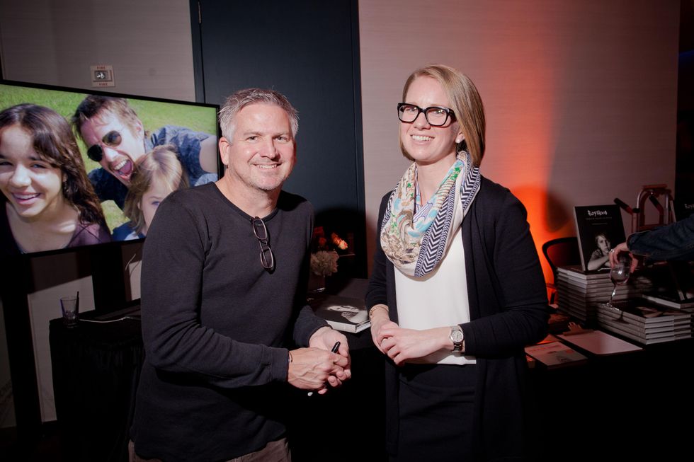 Matt Lankes and Jennifer Nelson at the Texas Film Awards Event February 2015