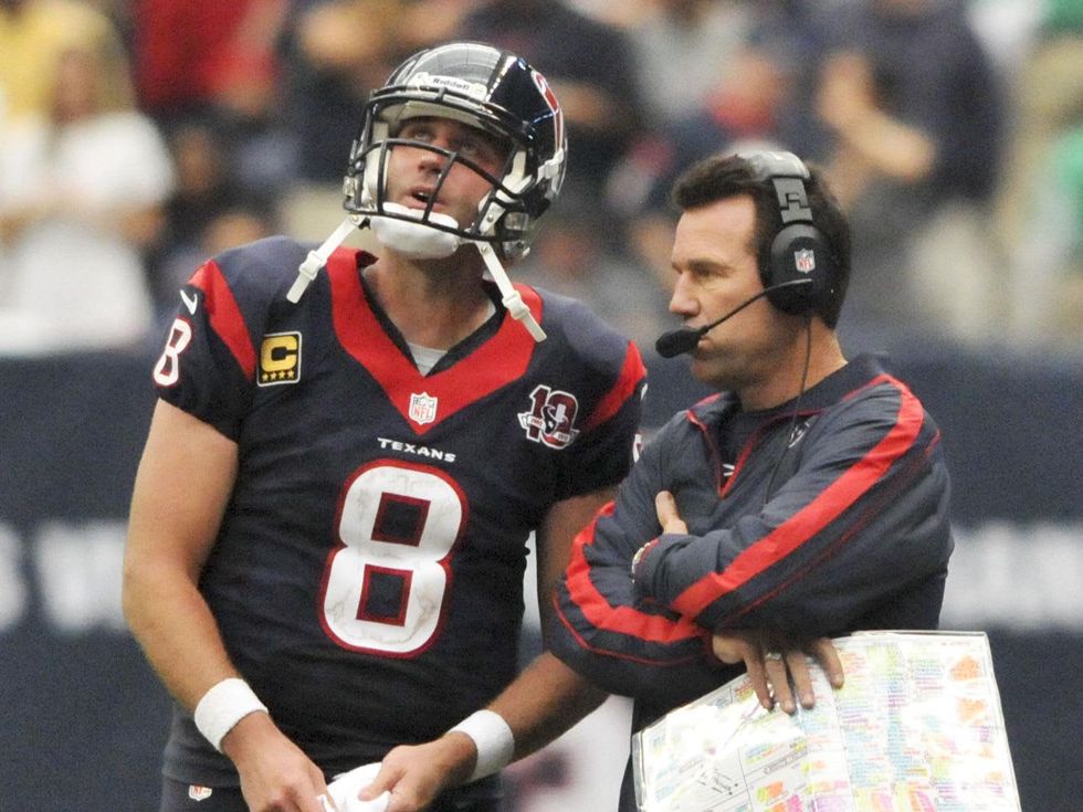 With Matt Schaub hurt, Texans turn to QB Case Keenum