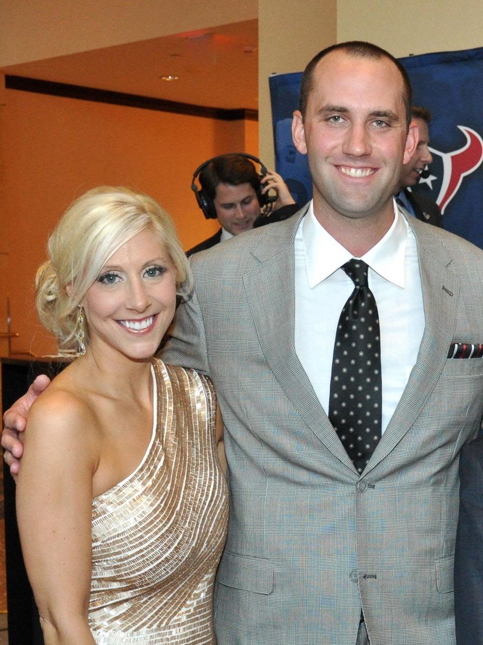 Matt Schaub's foundation dinner April 2013 Laurie Schaub, Matt Schaub