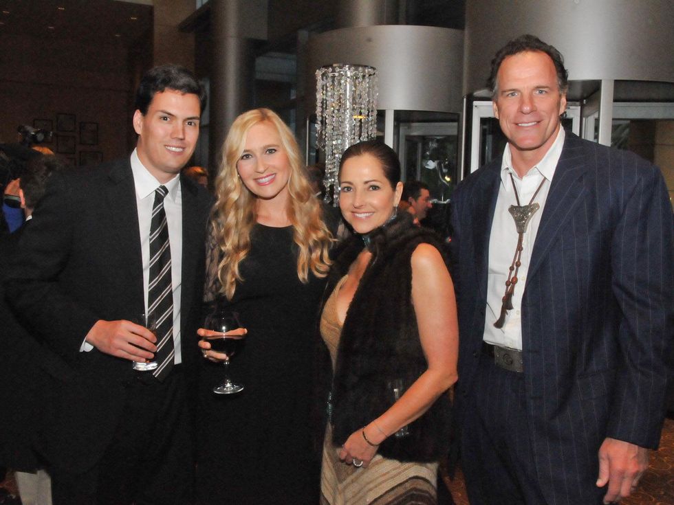 Matt Schaub's foundation dinner April 2013 Michael Steed, Shelby Steed, Kara Childress, Ray Childress