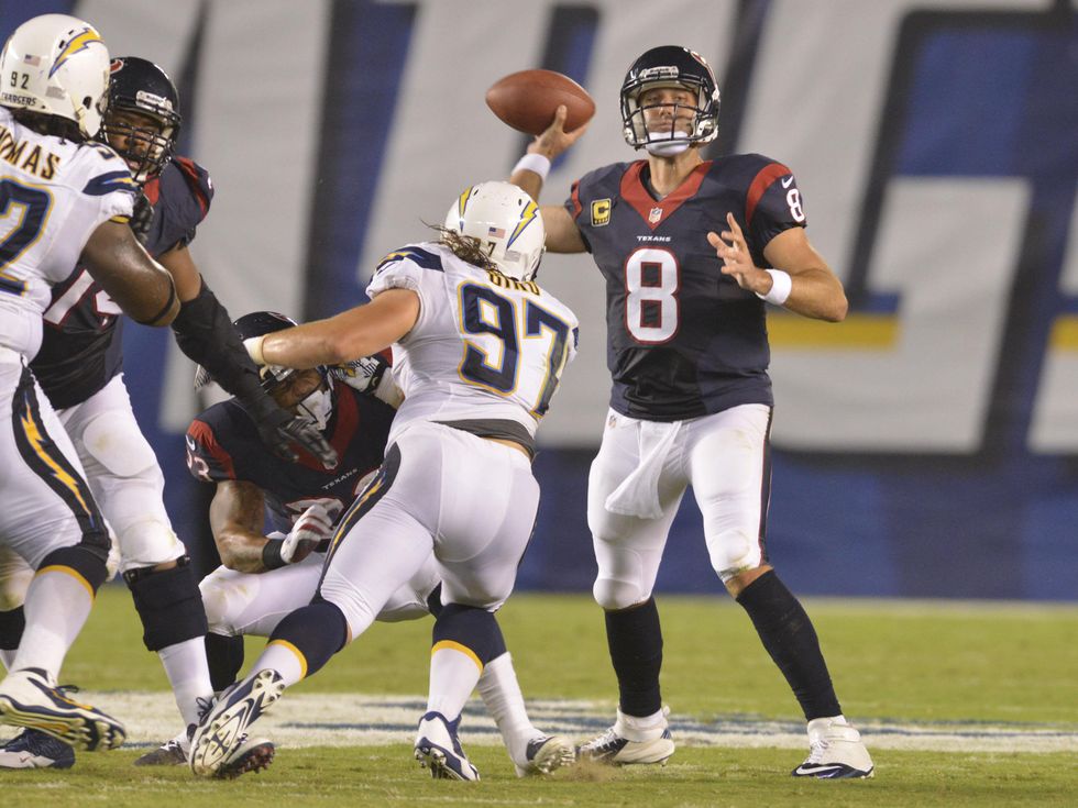 Matt Schaub Texans Chargers