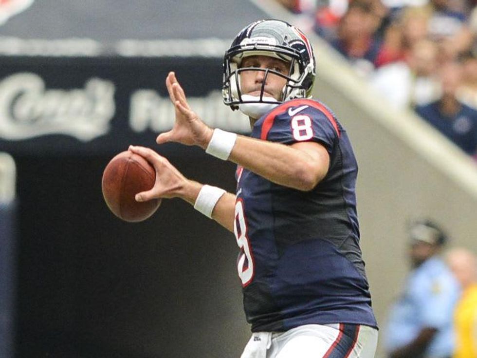 Matt Schaub Texans throw