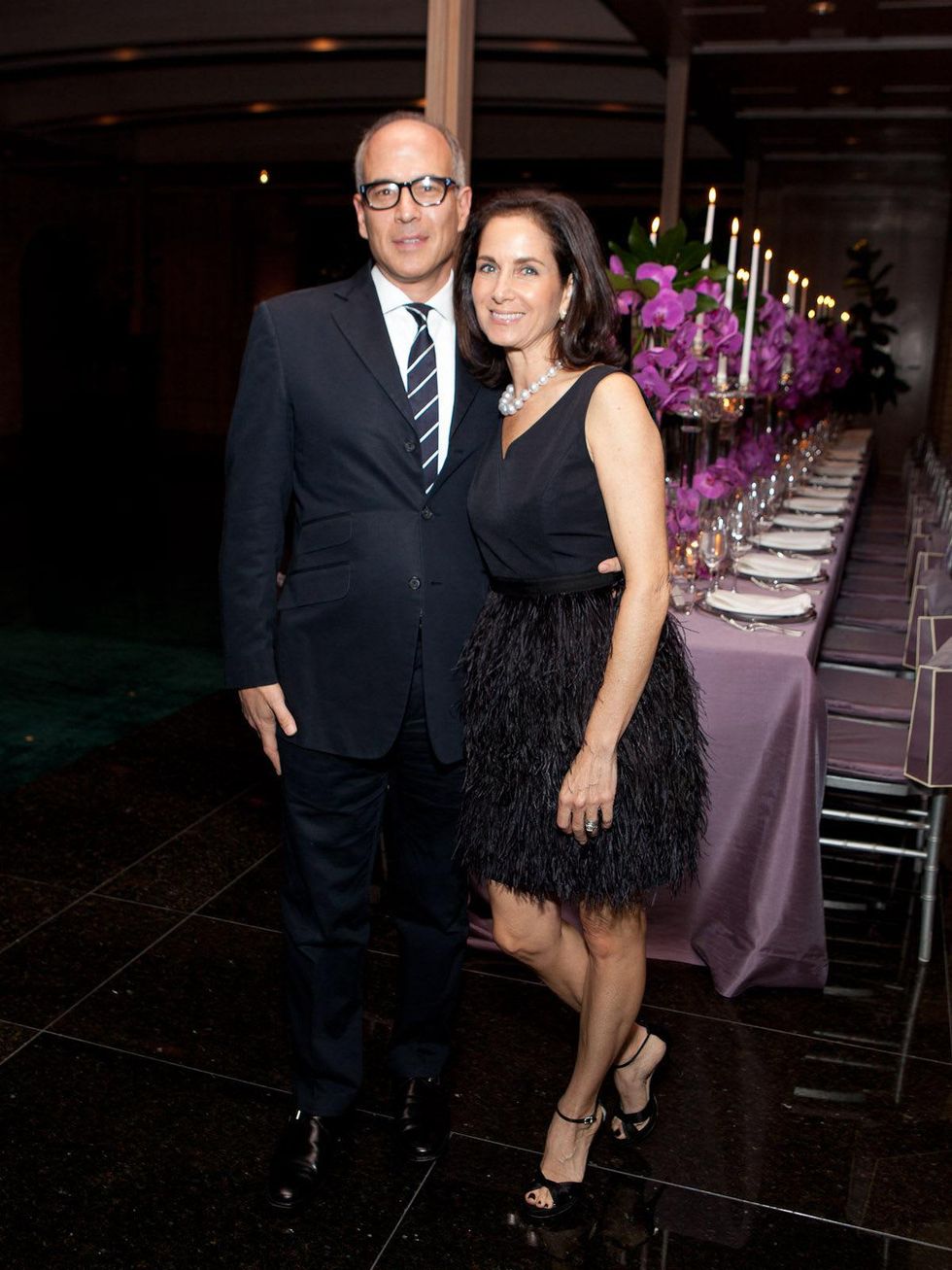 Matthew and Ann Wolf at the Asprey dinner October 2013