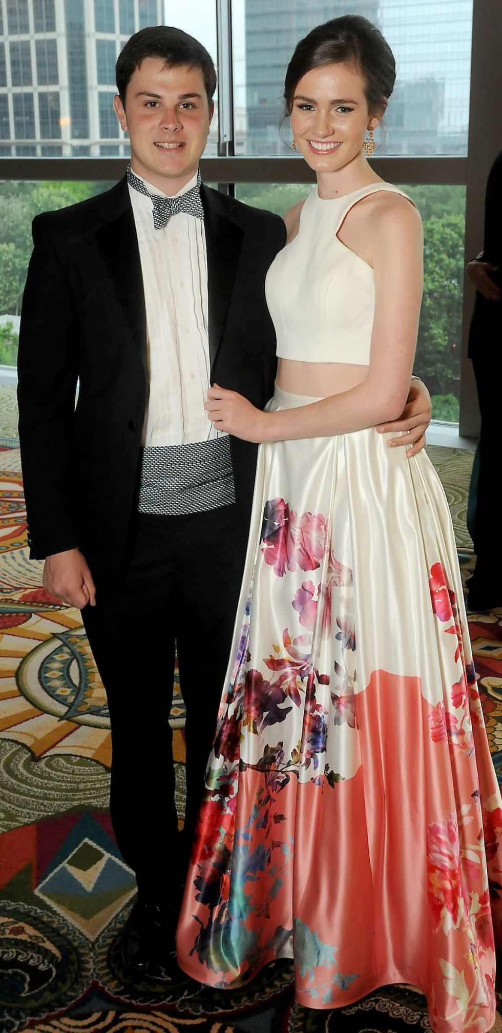 Matthew Garrett and Ella Rose Arnold at Memorial Hermann Gala