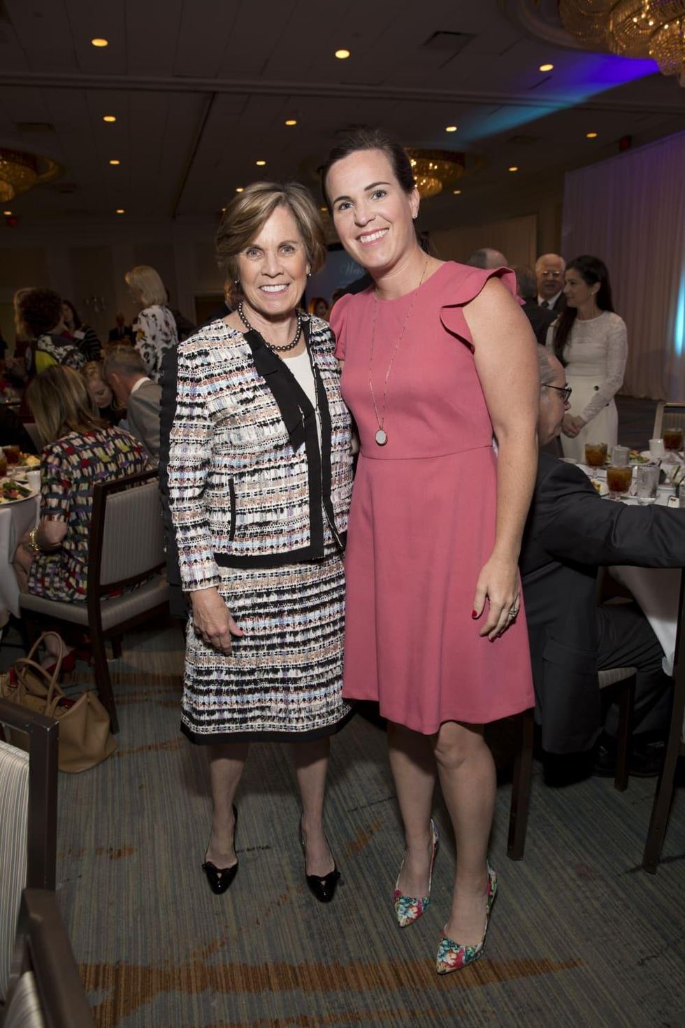 Maureen Hackett, Molly LaFauci at Menninger Clinic luncheon