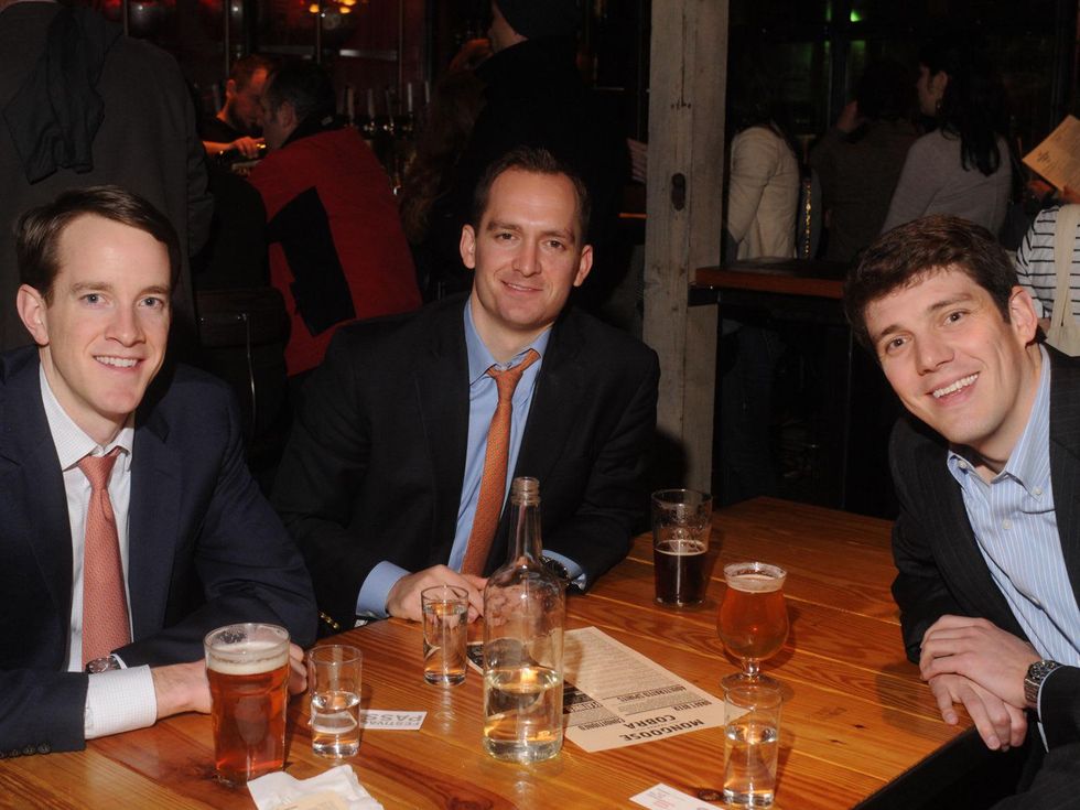 Max Barrett, from left, Will McMullen and Ryan Gurney at the CounterCurrent Kick-Off March 2014