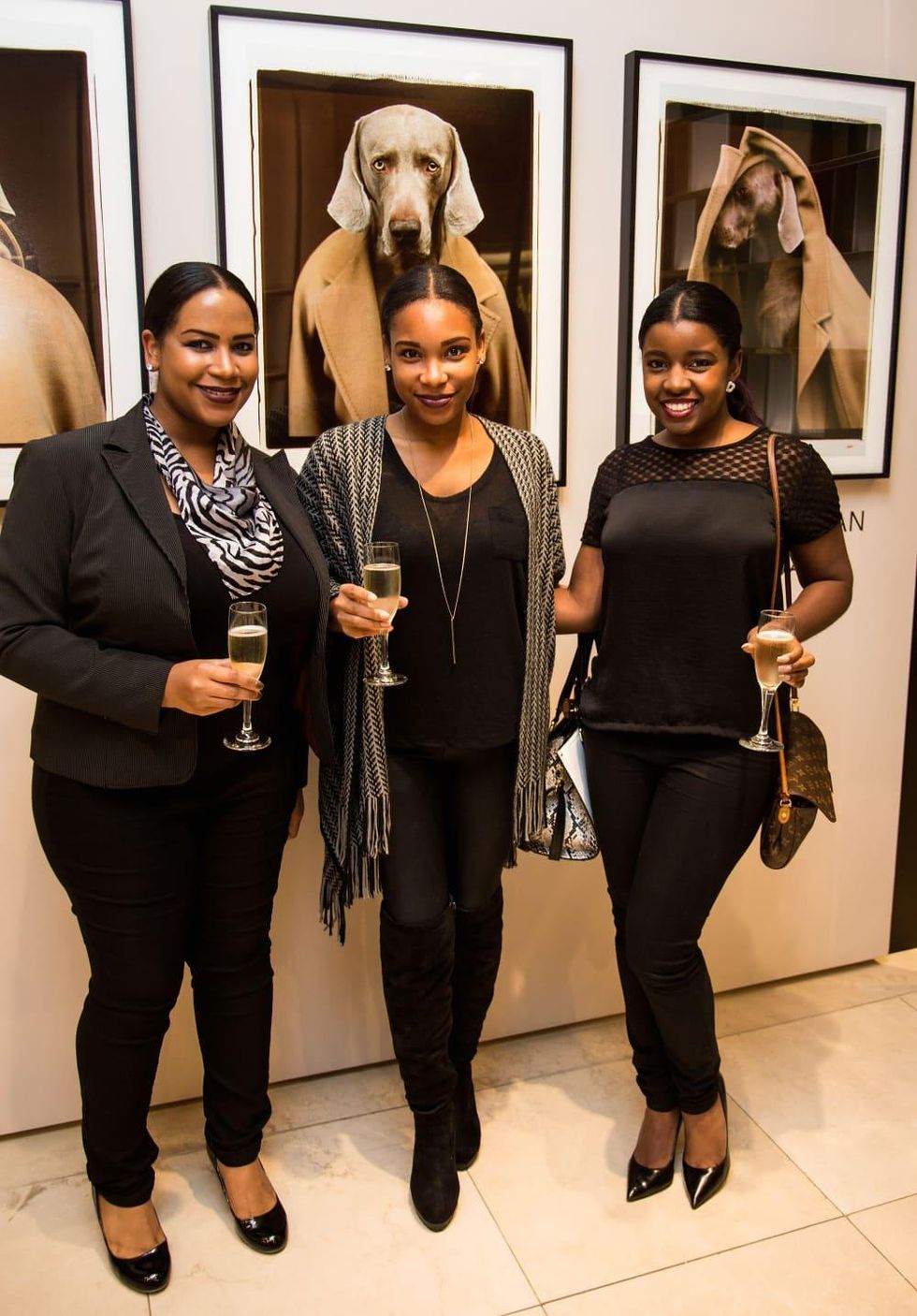 Max Mara William Wegman event Jessica Price,Melody Price and Michelle Hogan