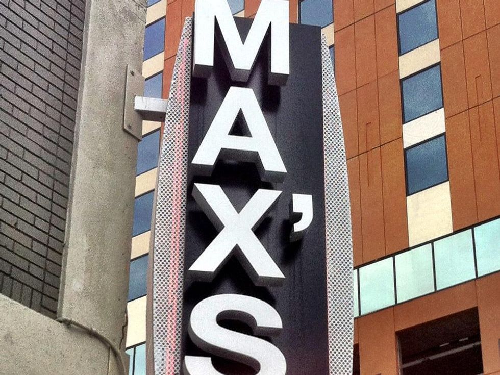 Max's Wine Dive sign