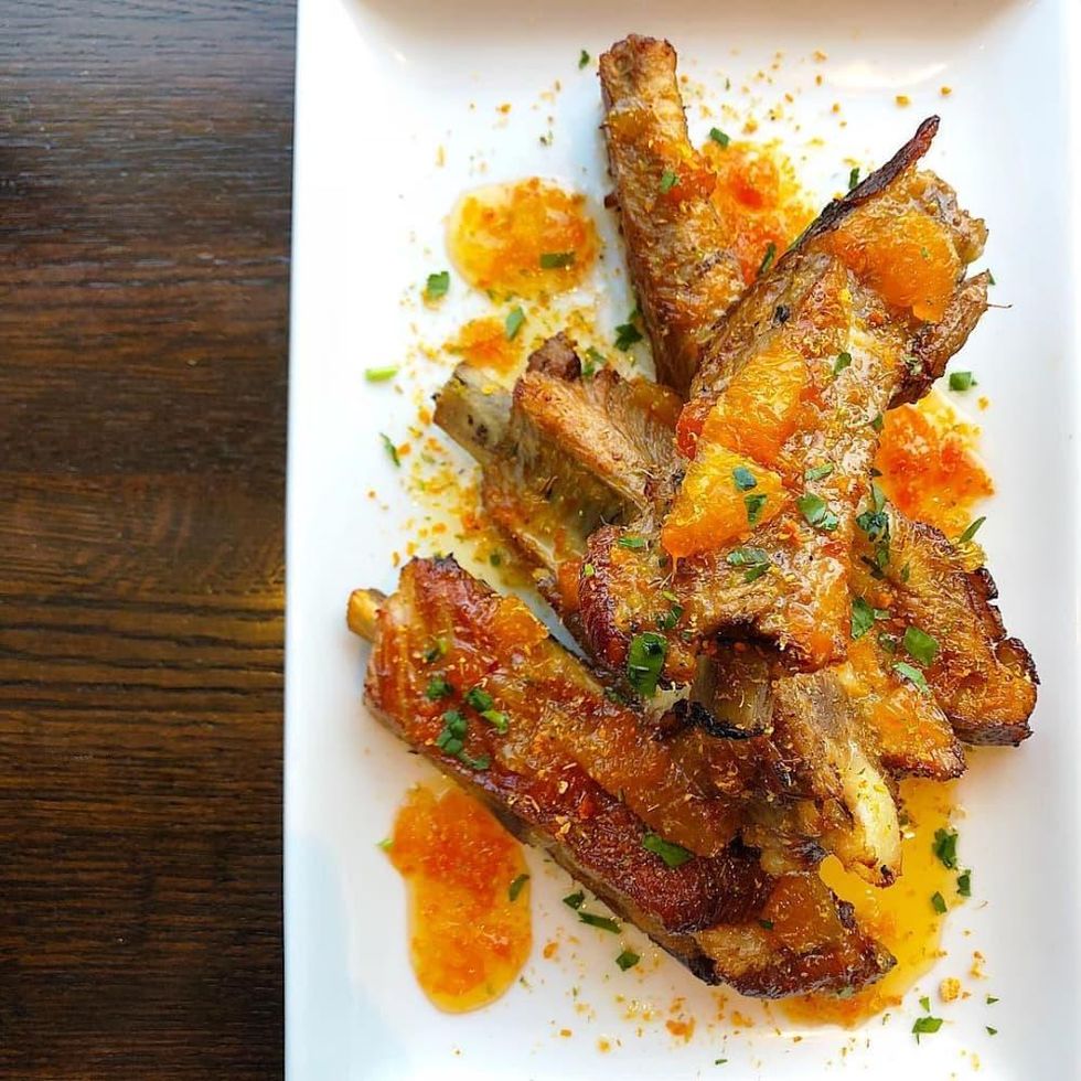 Max's Wine Dive Sticky Pork Ribs