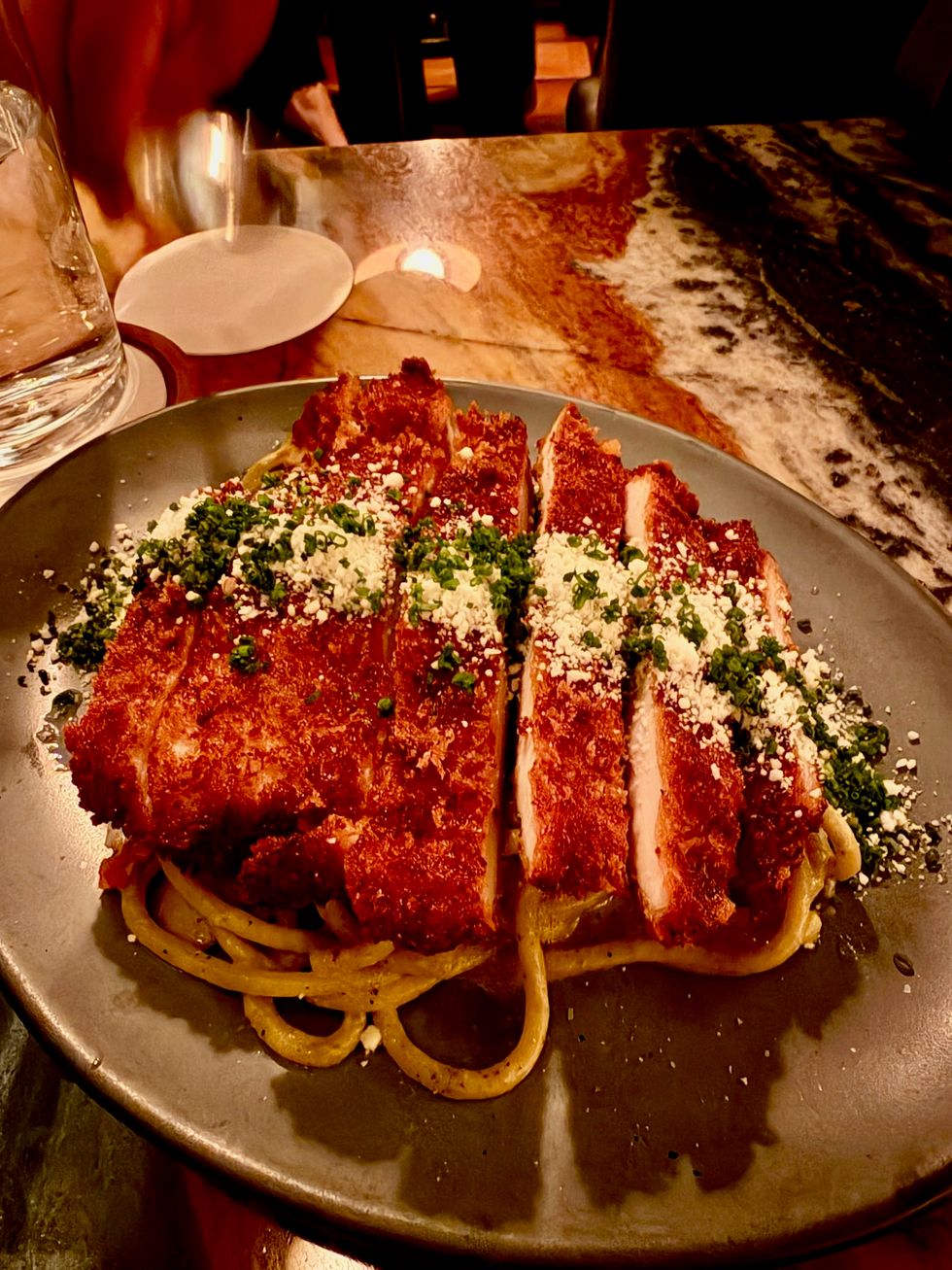 Maximo chicken Milanese