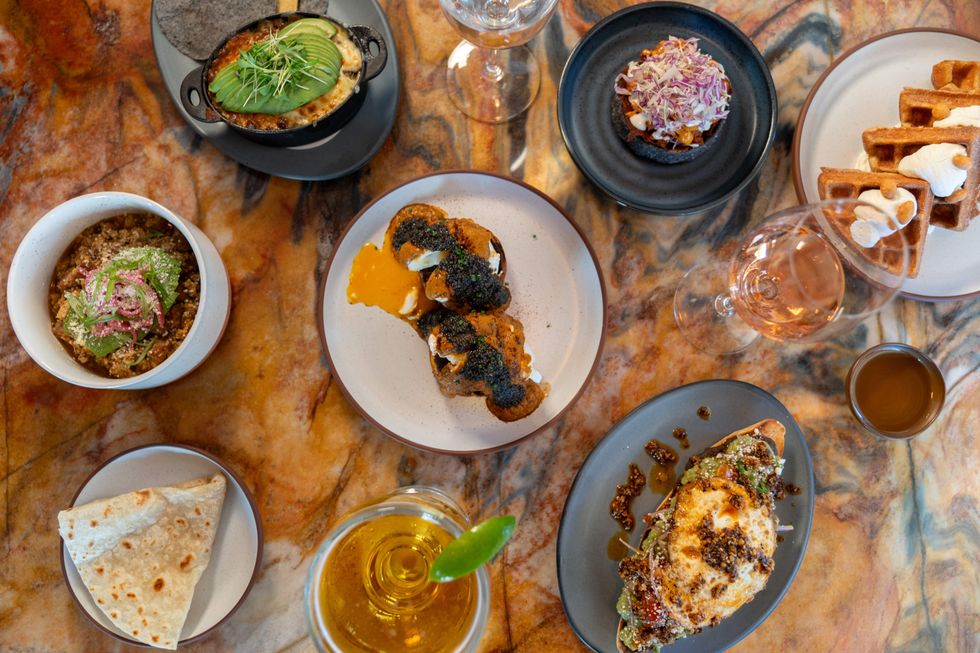 Maximo restaurant brunch spread