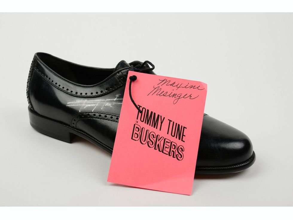 Maxine Mesinger auction October 2013 Tommy Tune shoe