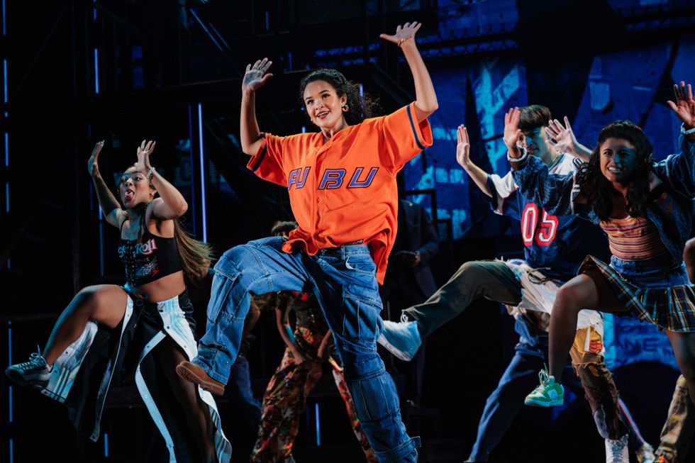 Maya Drake and the company of the North American Tour of Alicia Keys' Hell's Kitchen