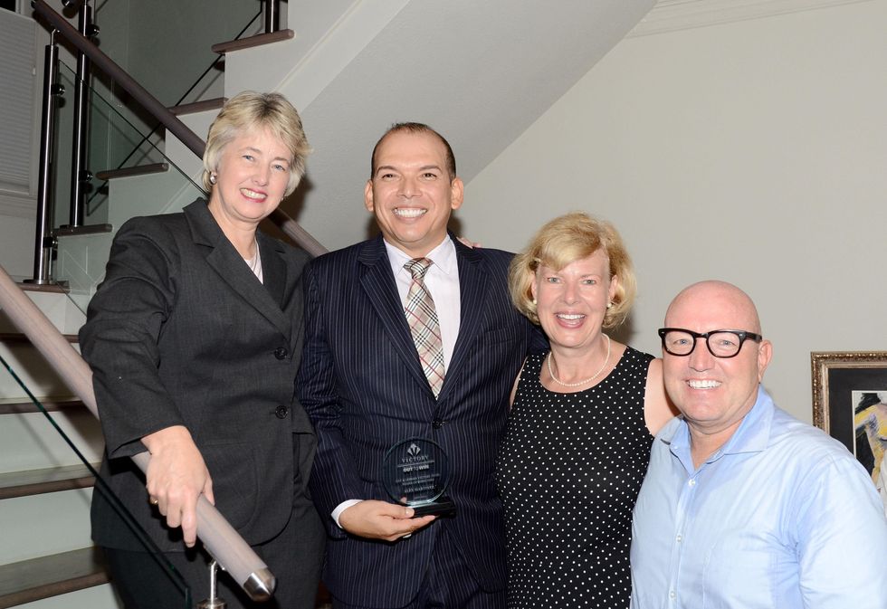 Mayor Annise Parker, Alex Martinez, Tammy Baldwin, David Arpin