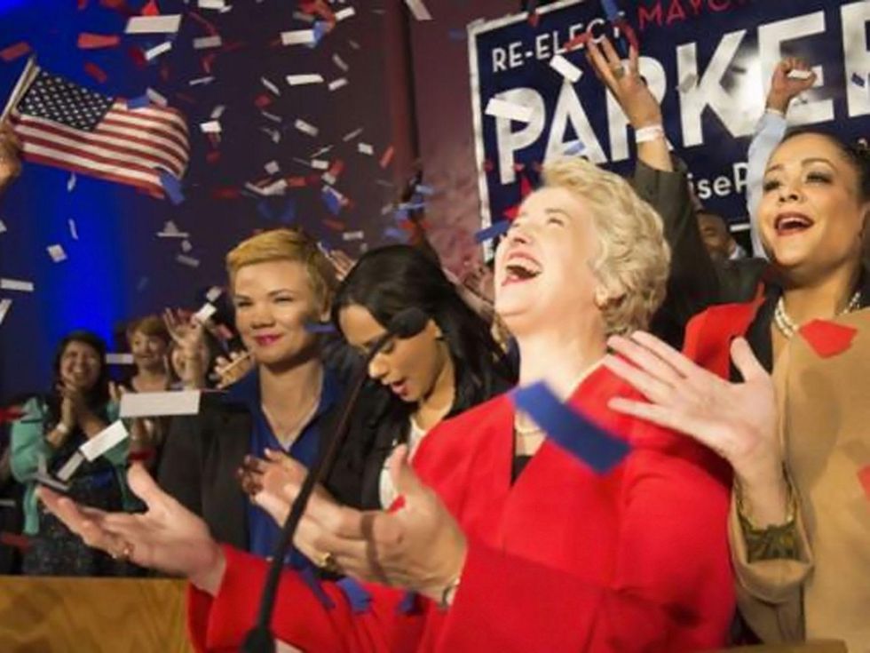 Mayor Annise Parker wins election November 2013