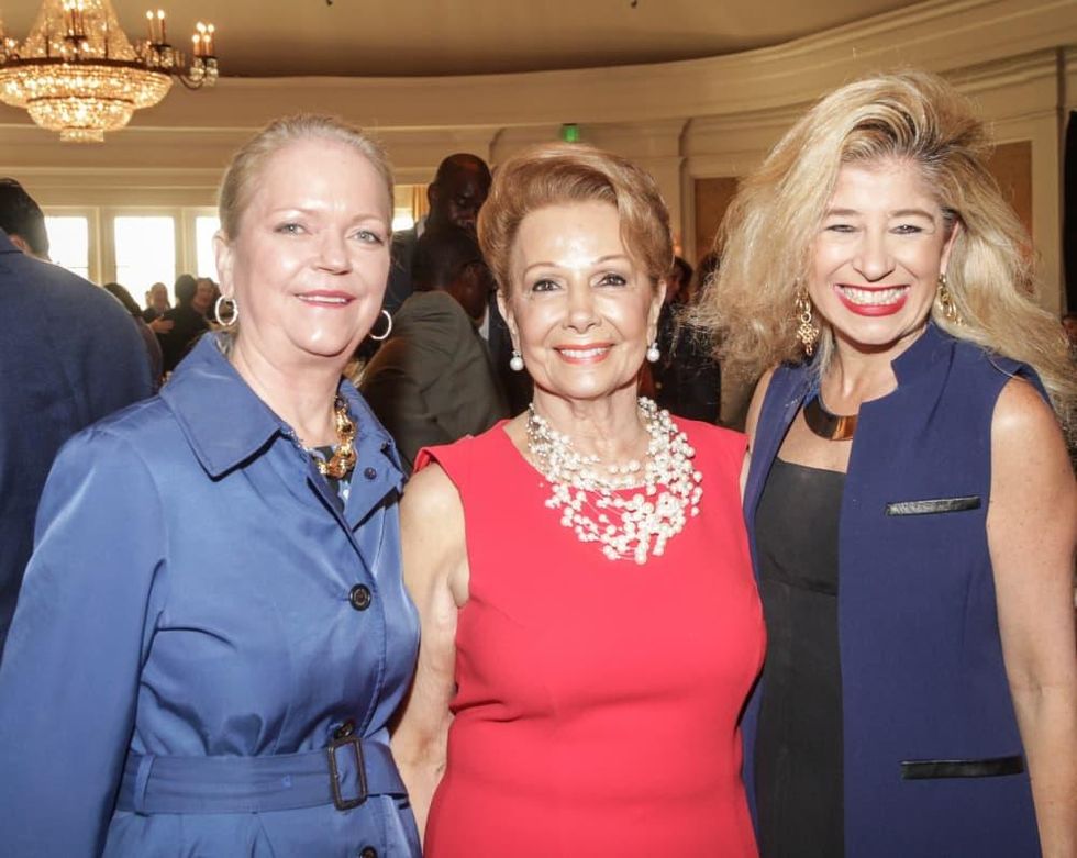 Mayor's Literacy breakfast 5/16 Chree Boydstun, Philamena Baird, Sofia Adrogue