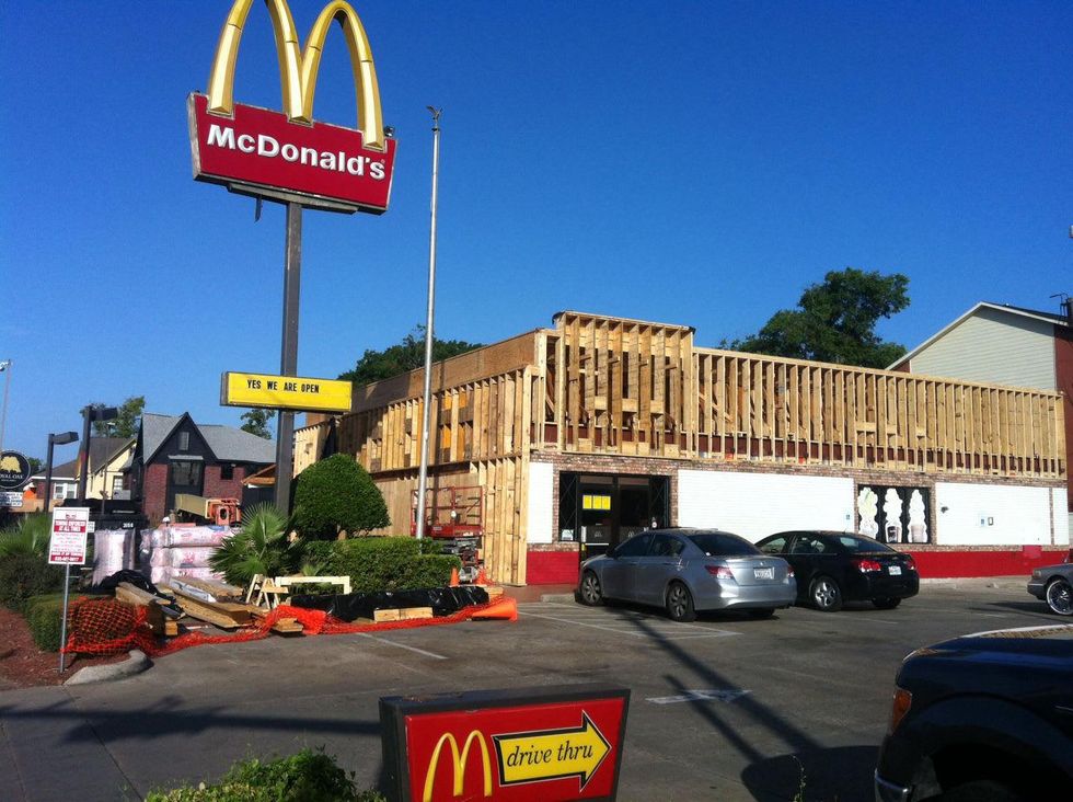 McDonald's Construction on Westheimer