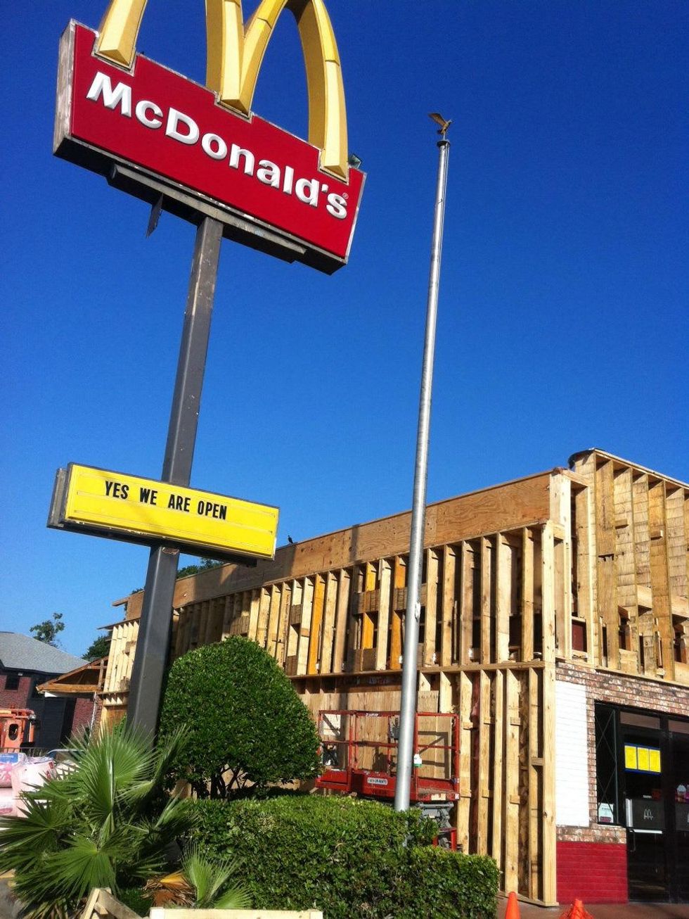 McDonald's Construction on Westheimer