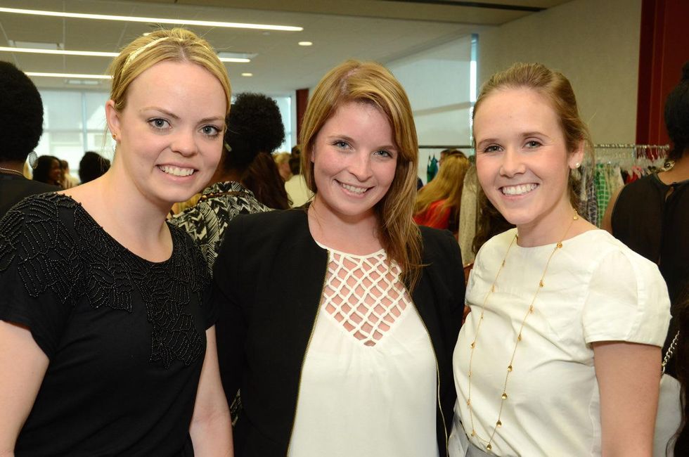 McKenzie Beglau, from left, Elizabeth Graham and Hannah Lonergan at WOW\u2019s Membership Drive June 2014