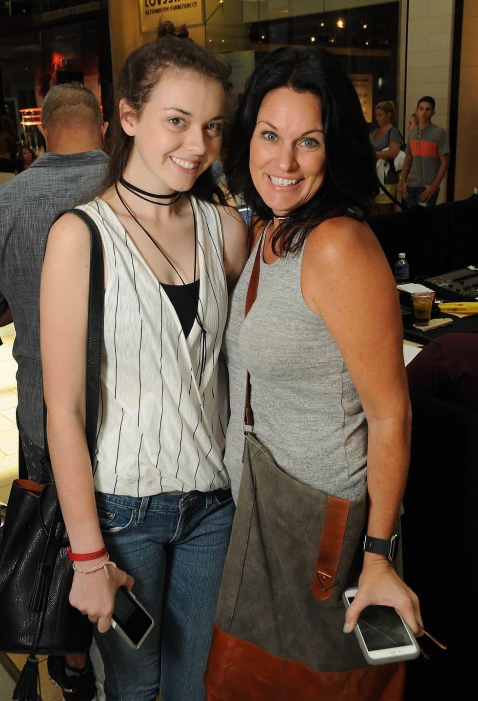 MD Anderson Back to School, 7/16 Claire Nedina, Laurie Meredith