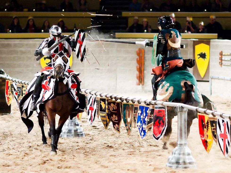 Medieval Times Dinner & Tournment jousting