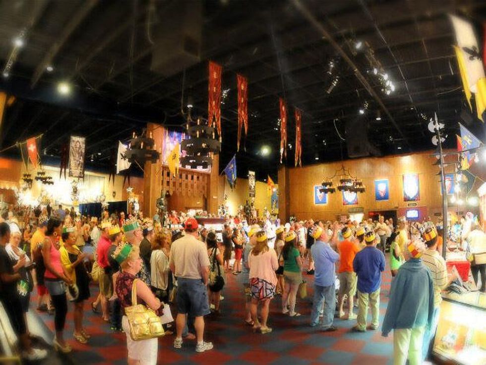 Medieval Times Tournament & Dinner crowd venue