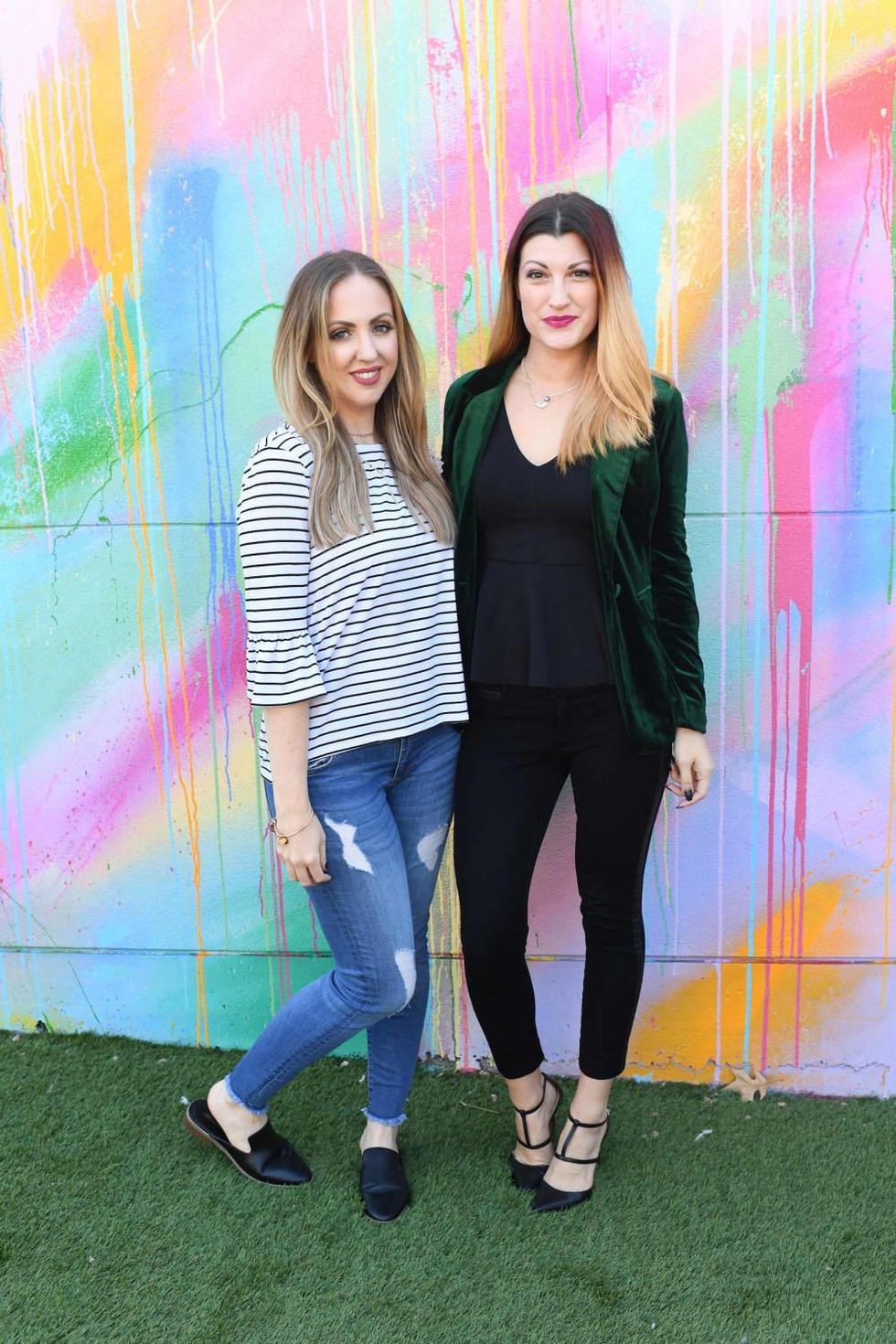 Meg Owen, Megan Pastor at launch of More Color Please