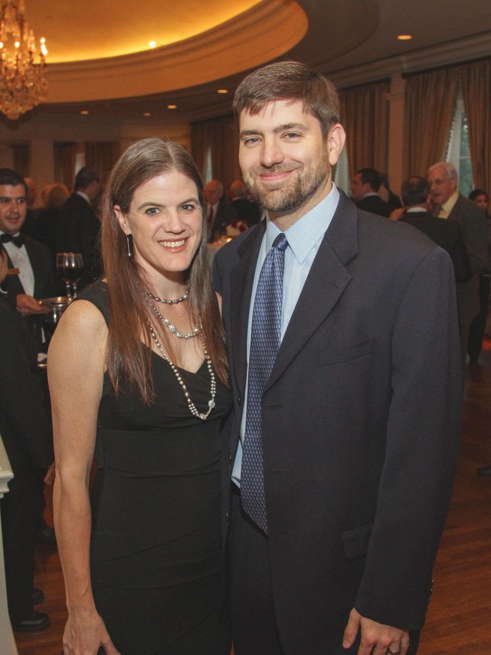 Megan and Anthony Uerling at the Houston Hospice dinner October 2013