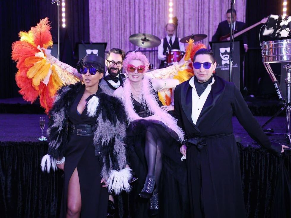 Megan Bailey, Fady Armanious, Vivian Wise, Christian Miranda at Stages Gala 2017