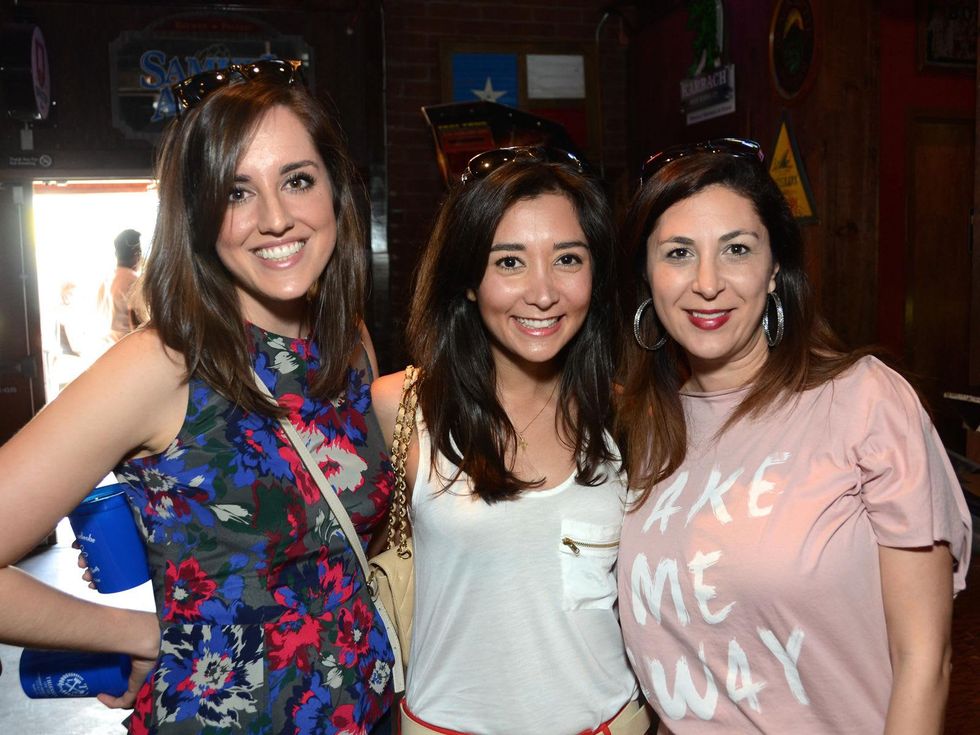 Megan Coody, from left, Hasti Taghi and Debbie Elias at the Women of Wardrobe Spring Fling March 2014