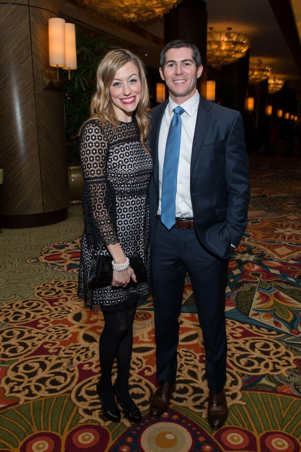 Meghan and Lance Baker at MD Anderson Legends dinner