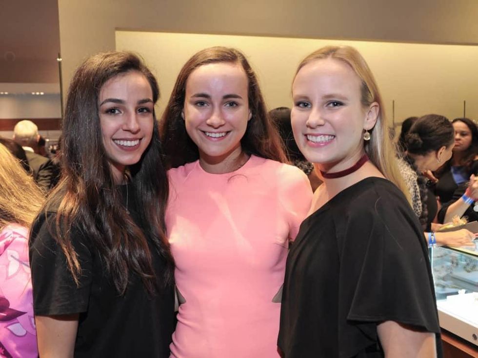 Meghan Owens, Olivia Reasoner, Cara Wolff at Christian Siriano show at Elizabeth Anthony