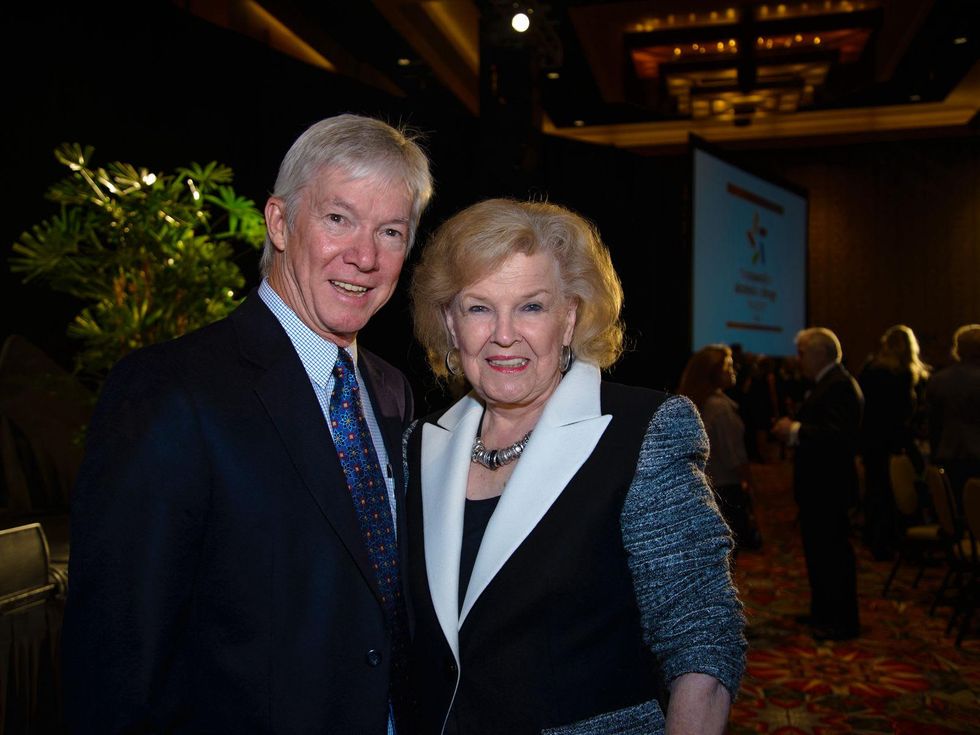 Mel Taylor and June Waggoner at The Council fall luncheon November 2013