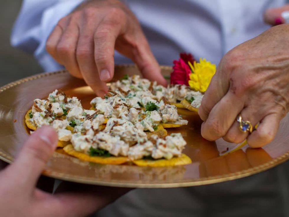 Melange Catering at Bayou City Art Festival Downtown's Art Heist