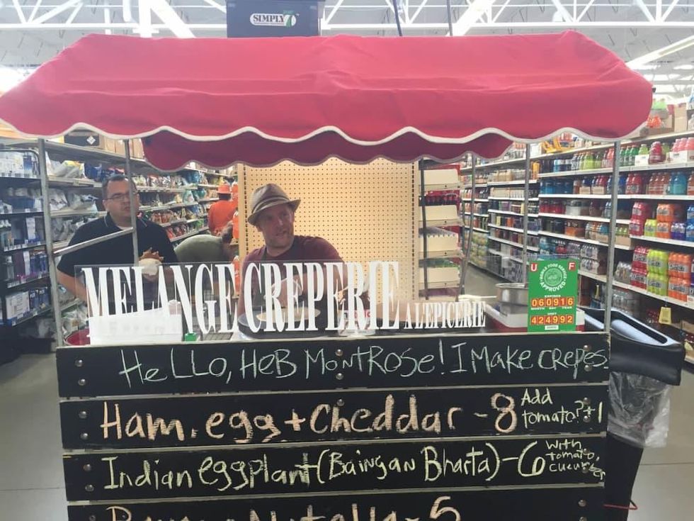 Melange Creperie at H-E-B Montrose Sean Carroll