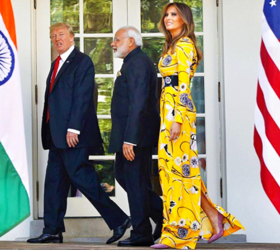Melania Trump in Pucci gown