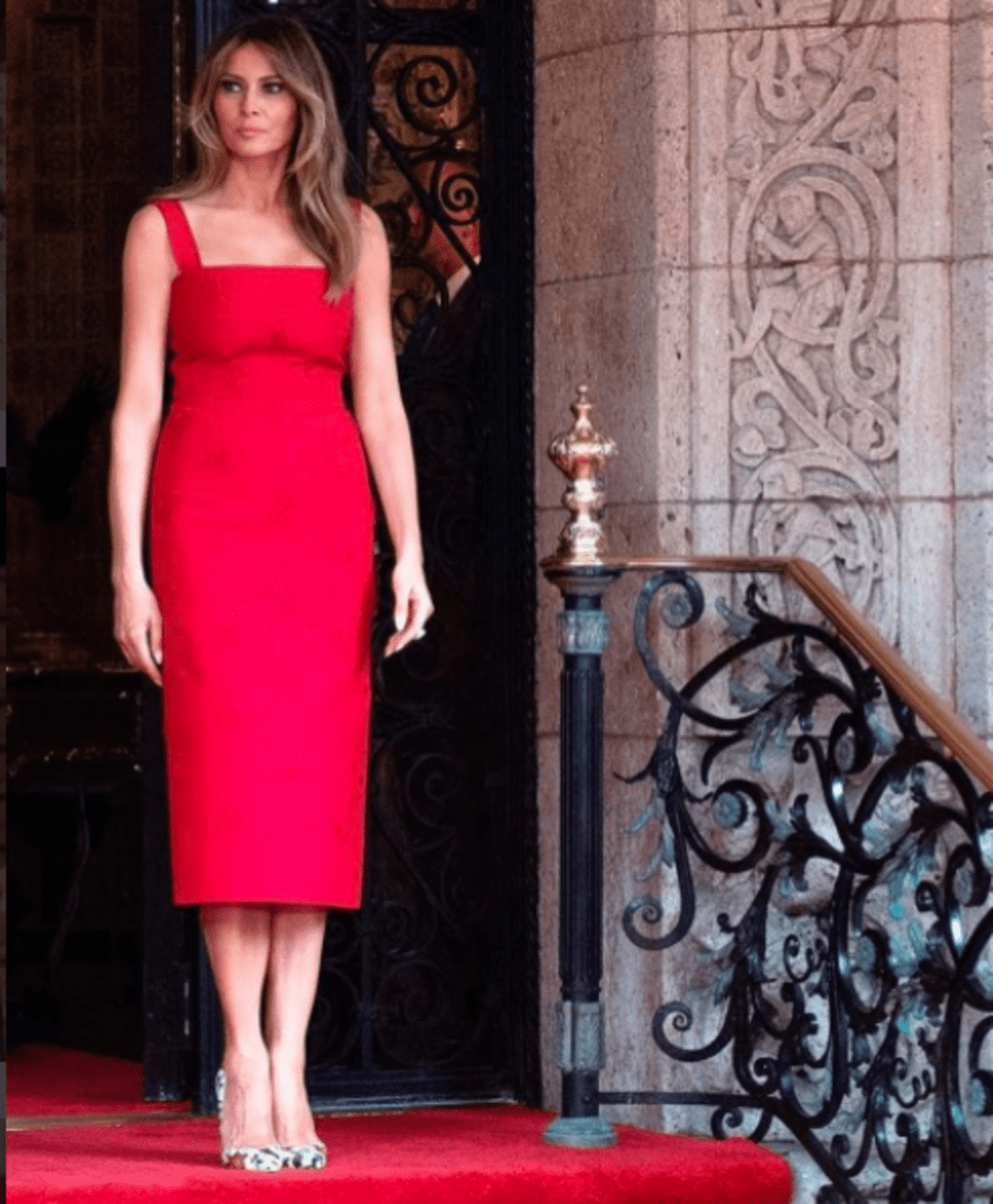 Melania Trump in Valentino