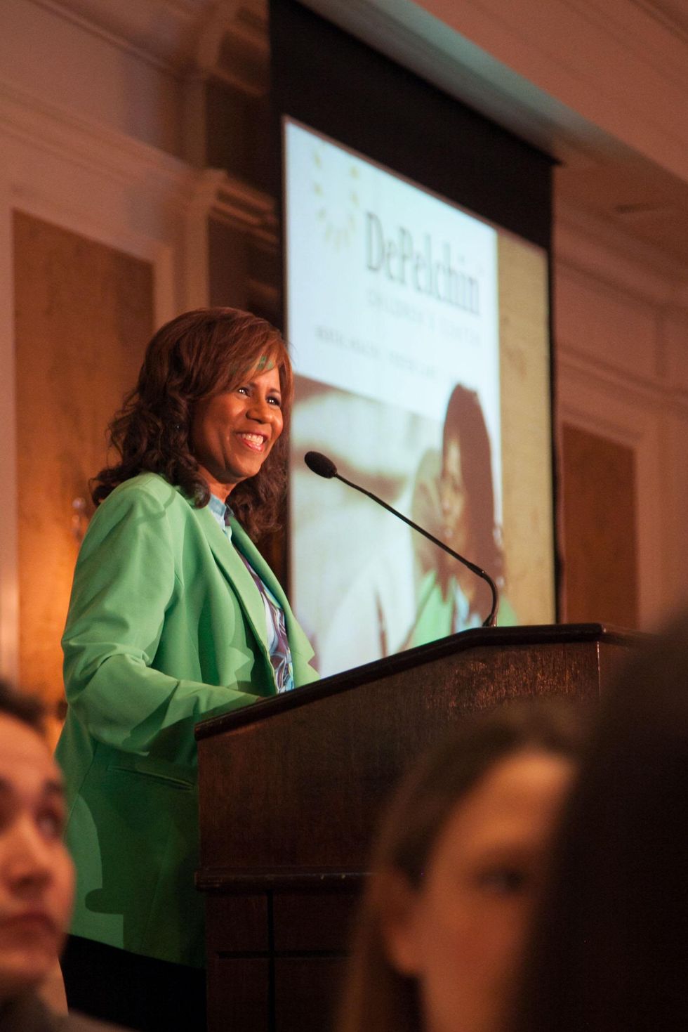Melanie Lawson at the DePelchin Children's Center luncheon April 2014
