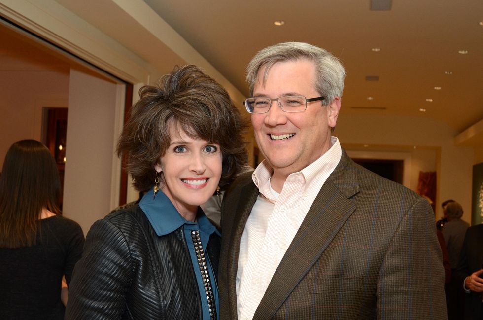 Melissa and Albert Grobmyer at the MFAH Contemporary party January 2014