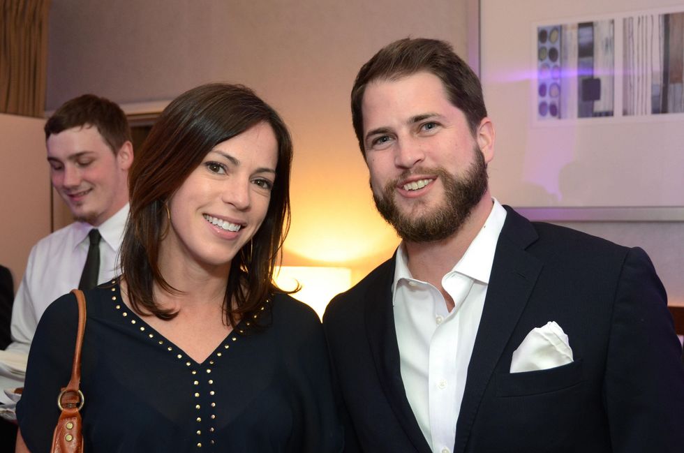 Melissa O'Reilly and Nick Scurfield at the Flavour launch at Hotel Derek February 2015
